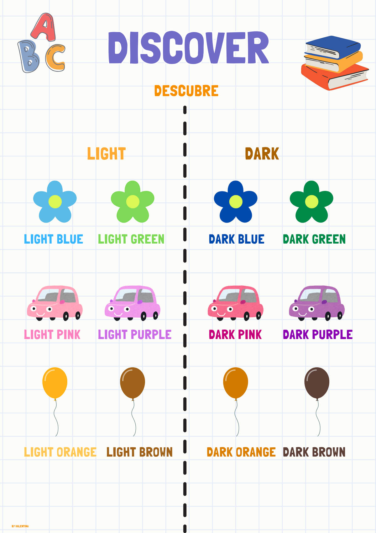 Aprende los colores en inglés